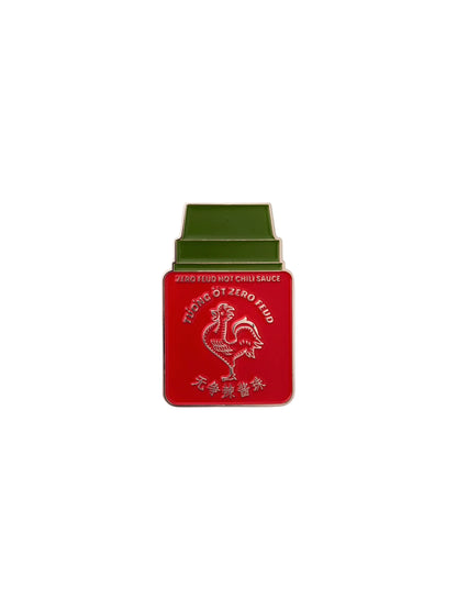 ZeroFeud Hot Sauce Sriracha Enamel Coins