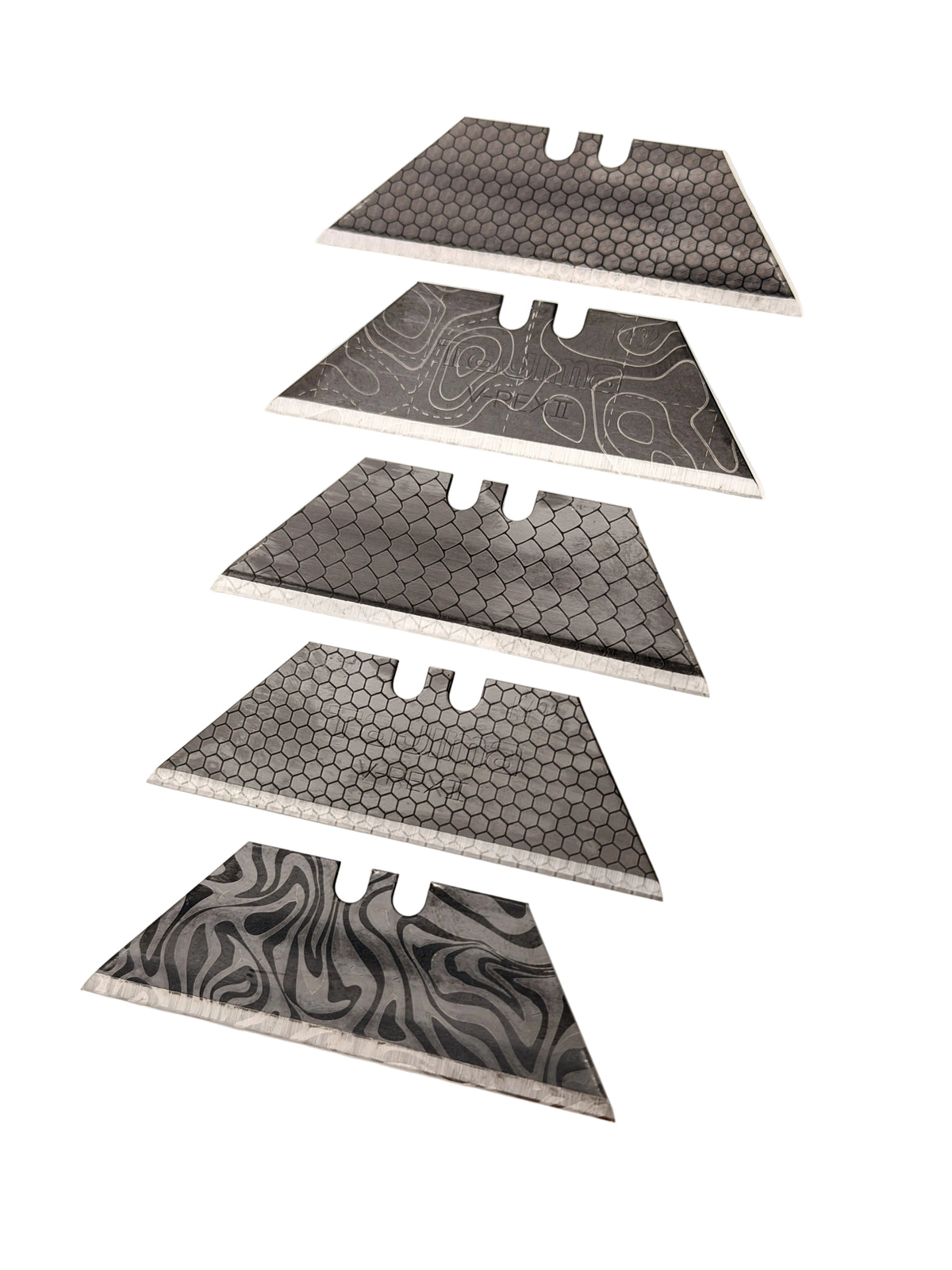 ZeroFeud Faux Damascus Blade - 5 pack