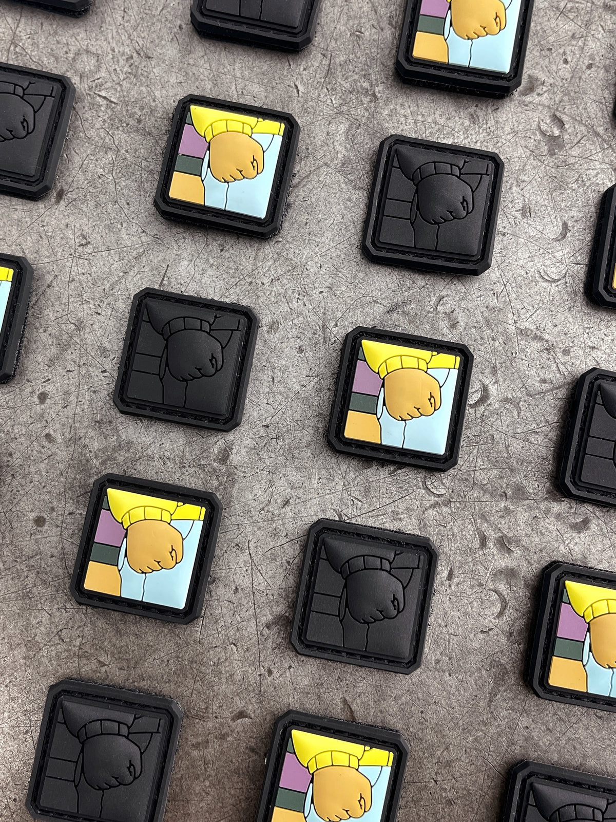 ZeroFeud Fist PVC Patches