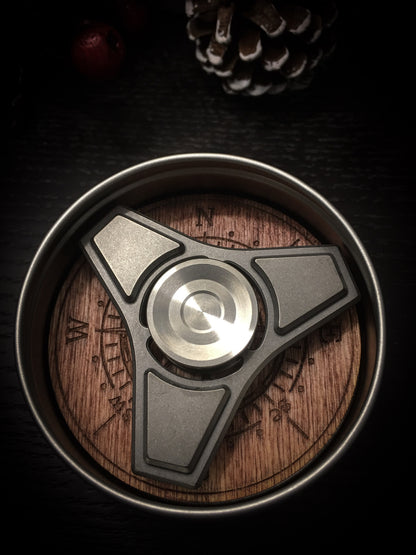 ZeroFeud Tri-Compass - Titanium (Pre-Order 8-10weeks) ( Live 9pm Eastern)